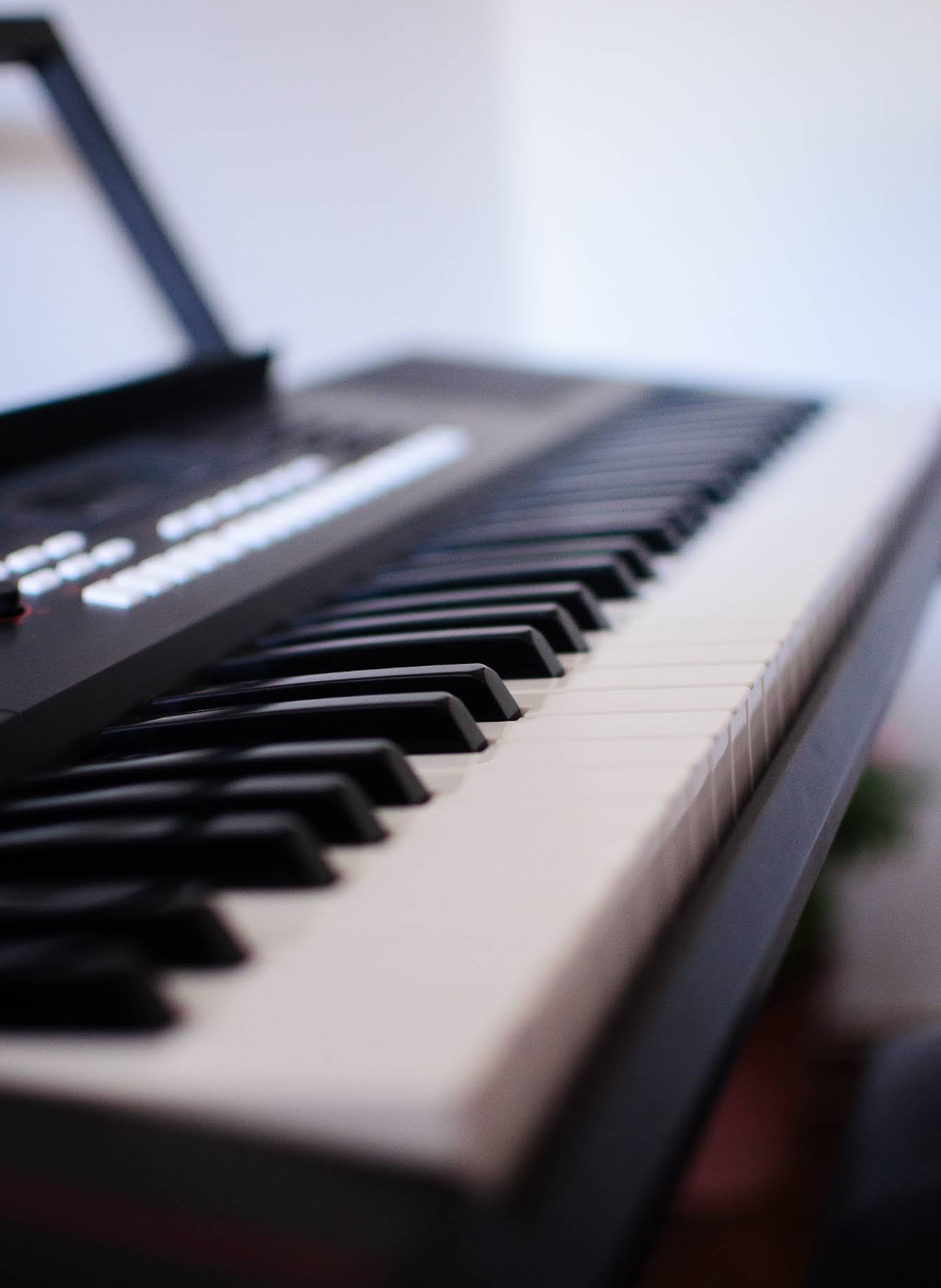 Detalhe do teclado